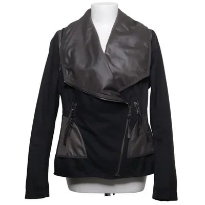Biker jacket (Black, Gray) from Creenstone Acrylic, Polyamide, Polyester