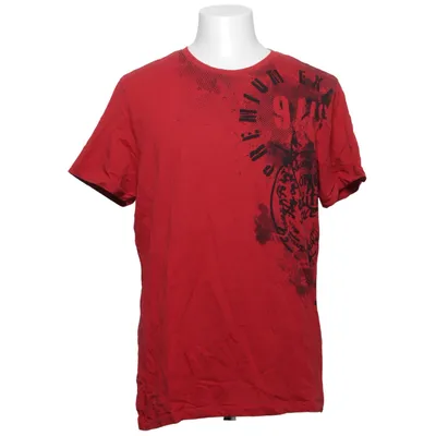 T-shirt (Rood, Zwart) van Much More Katoen