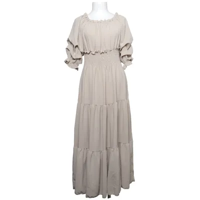 Maxi jurk (Beige) van Melitea Polyester