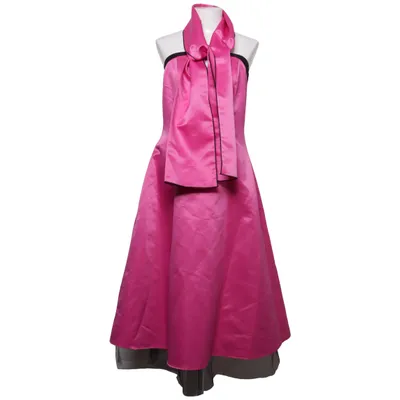 Cocktailkjole (Pink, Sort) fra Poly Acetat, Polyester