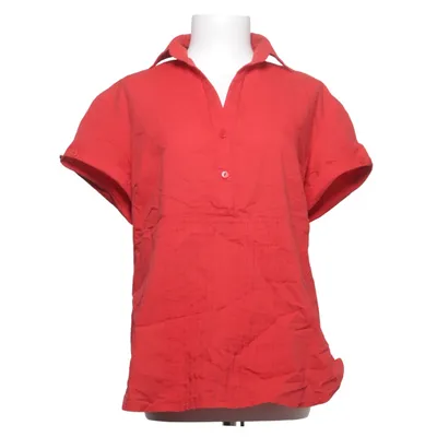 Short sleeve shirt (Red) from Sanri Cotton, Elastane, Polyamide
