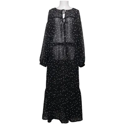 Maxi dress (Black, White) from Lindex Polyester