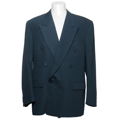 Blazer (Bleu) de Trevira Polyamide, Polyester, Viscose, Laine