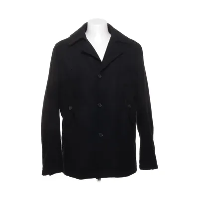 Pea coat (Black) from Jeans & Clothes Polyester, Wool
