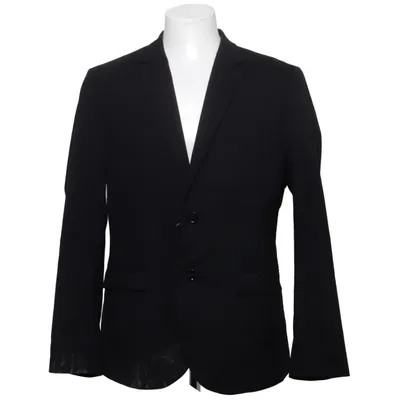 Blazer (Zwart) van H&M Elastaan, Polyester, Viscose, Linnen