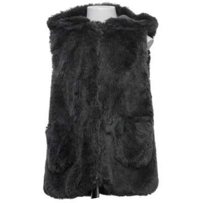 Outer vest (Gray) from Zara Girls Acrylic, Polyester