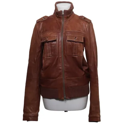 Leather jacket (Brown) from Fornarina Leather, Polyester