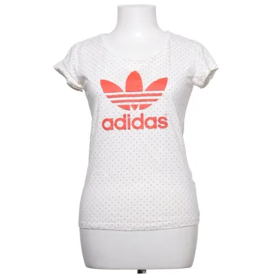 T-shirt (Hvid, Rød) fra Adidas Bomuld