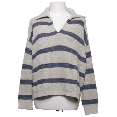 Pull-over (Beige, Bleu) de Soaked in Luxury Acrylique, Coton, Viscose