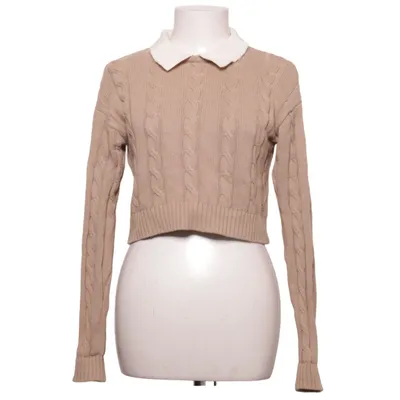 Sweater (Beige, Hvid) fra Pacific Republic Pull & Bear
