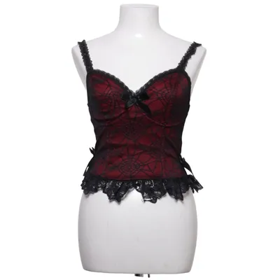 Korsett (Röd, Svart) från Romwe Elastan, Polyester