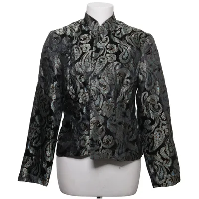 Jacket (Black, Multicolored) from Dressbarn Polyamide, Polyester, Viscose