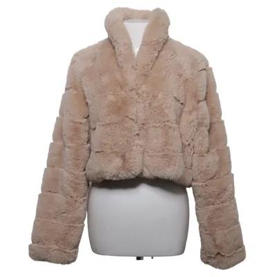 Veste d'hiver (Short Puff Faux Fur Jacket) de Linn Ahlborg x NA-KD Fausse fourrure, Polyester