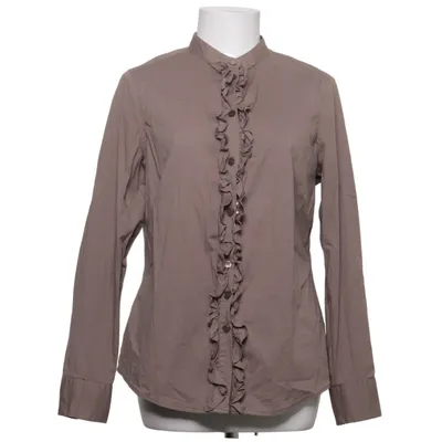 Blus (Beige) från Mandarin Bomull, Elastan