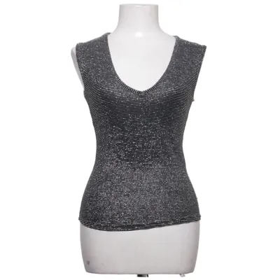 Tanktop  (Sort, Sølv) fra Progress Elastan, Metallfiber, Polyamid