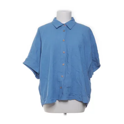 Short sleeve shirt (Blue) from LCW Casual Cotton, Linen, Viscose