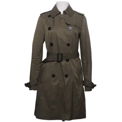 Trench coat (Green) from Mango Suit Cotton, Polyester, Viscose
