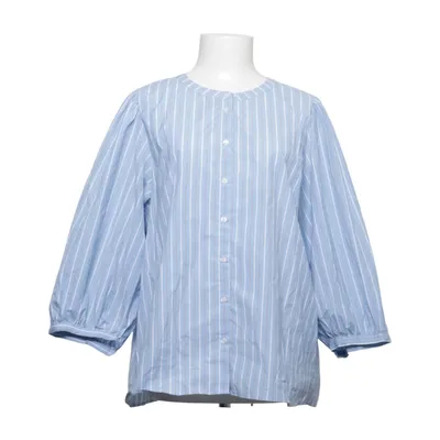 Blouse (Blue, White) from Soyaconcept Organic cotton, Recycled polyester