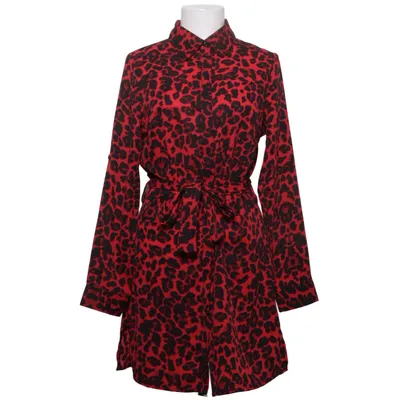 Skjortekjole (Rød, Sort) fra IVIVI Polyester