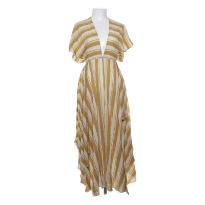 Maxi jurk (Beige, Wit) van By Malene Birger Katoen, Viscose