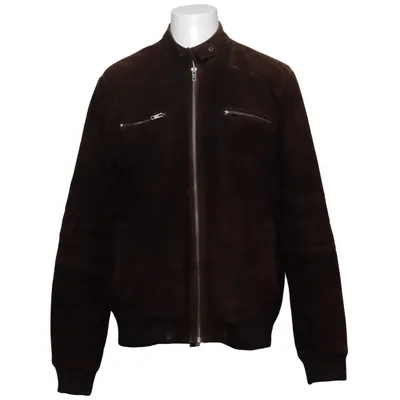 Läderjacka (Brun) från Autark Skinn, Polyester