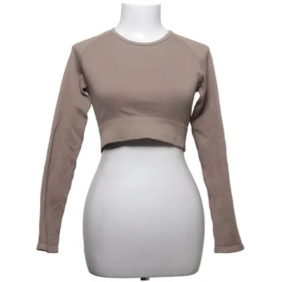Crop top (Beige) van Aim'n Elastaan, Polyamide, Polyester