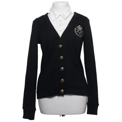Cardigan (Black, White) from Liz Lisa Acrylic, Cotton, Polyurethane