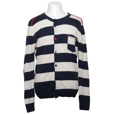 Cardigan (Bleu, Blanc, Rouge) de Junk de Luxe Acrylique, Coton