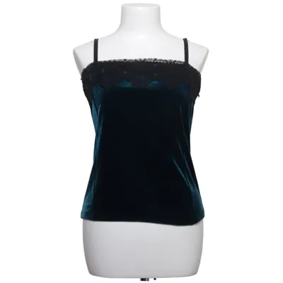 Tank Top (Blue, Black) from Ted Nicol Elastane, Polyester