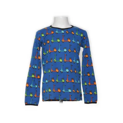 Langærmet t-shirt (Blå, Flerfarvet) fra Villervalla Bomuld, Elastan