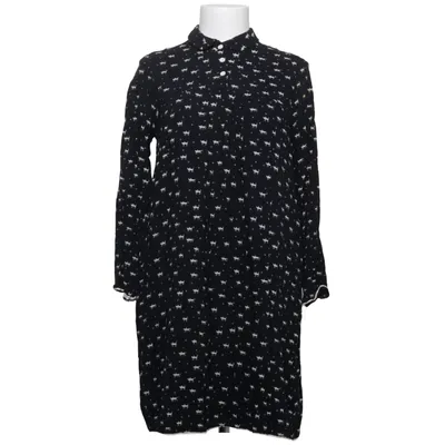 Shirt dress (Black, White) from Vivi Cotton, Polyester