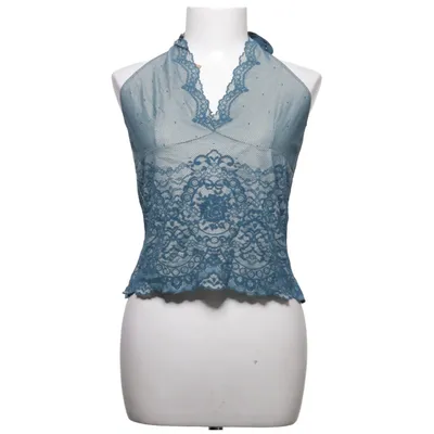 Halternecktopp (Blå) från Donna