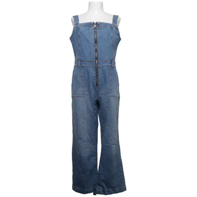 Hängselbyxor (Blå) från Denim Co Bomull, Elastan