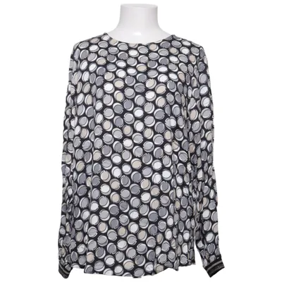 Bluse (Sort, Grå, Beige) fra Eterna Viscose