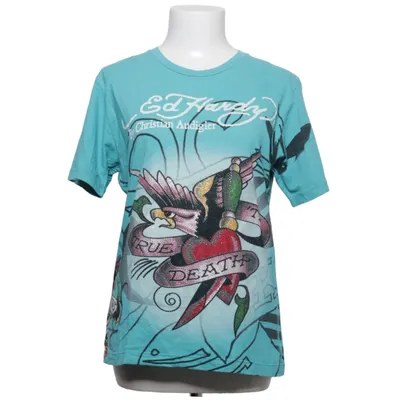 T-shirt (Blauw, Meerkleurig) van Ed Hardy by Christian Audigier
