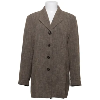 Blazer (Marron) de Dana Buchman Acétate, Polyester, Viscose