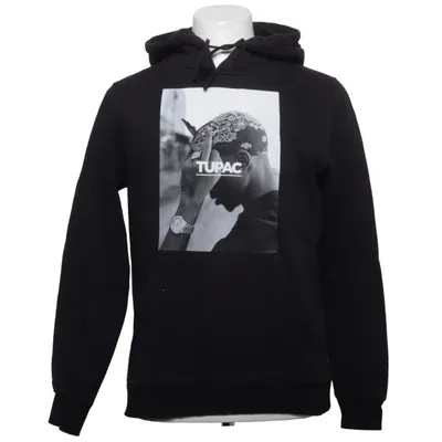 Sweat à capuche (Noir) de 2Pac Coton, Polyester