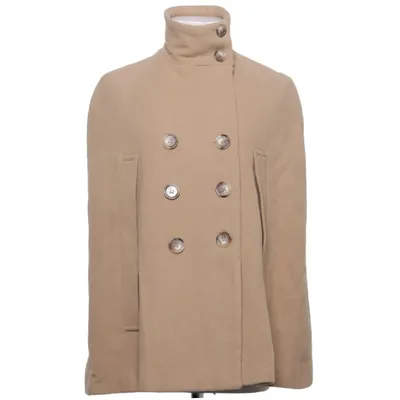 Cape (Beige) de Sinéquanone Acétate, Polyamide, Laine