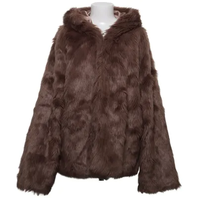 Vinterjakke (Brun) fra Bik Bok Akryl, Polyester