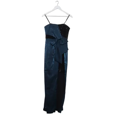 Avondjurk (Blauw, Zwart) van Aidan Mattox Elastaan, Polyester, Viscose
