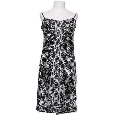Robe longue (Noir, Blanc) de Maggy London Acétate, Élasthane, Polyamide, Polyester