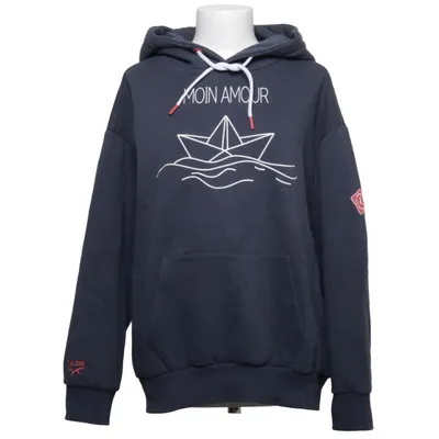 Capuchon sweater (Blauw) van Sublevel Katoen, Polyester