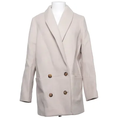 Coat (Beige) from Sézane Acetate, Cotton, Polyamide, Polyester, Viscose, Wool
