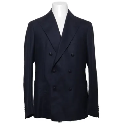 Blazer (Blue) from Tagliatore Cupro, Wool