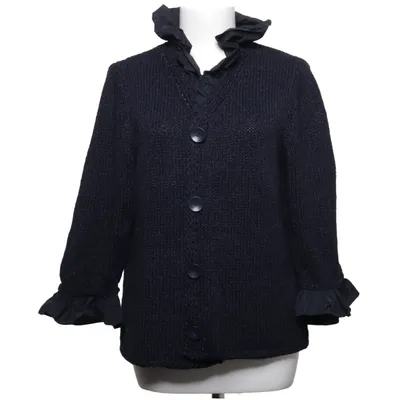 Cardigan (Zwart) van Uta Raasch Acryl, Katoen, Polyamide, Polyester, Viscose