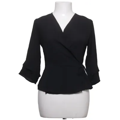 Wikkelblouse (Zwart) van Busem