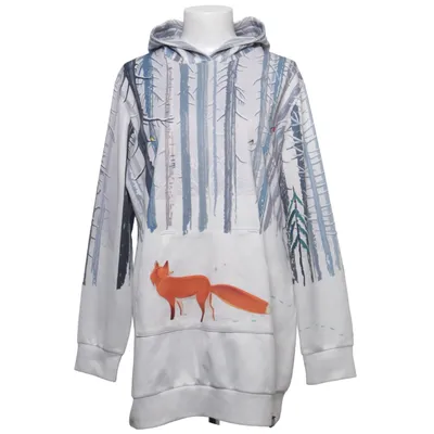 Sweat à capuche (Blanc, Gris, Orange) de Hoodie Lab Coton, Polyester