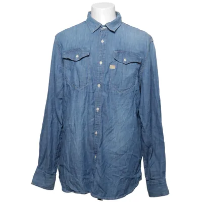 Jeansskjorta (Blå) från G-Star Raw Bomull, Skinn