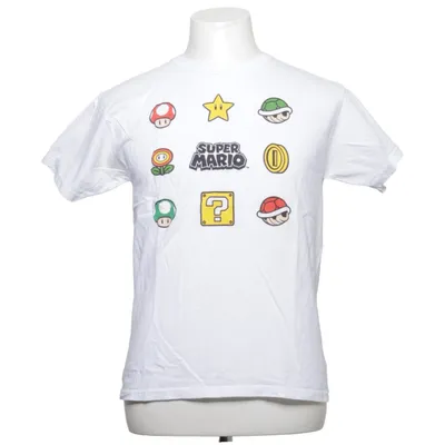 T-shirt (Blanc, Multicolore) de Super Mario Coton