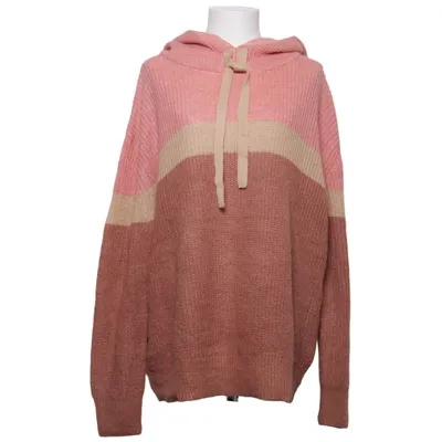Sweat à capuche (Rose, Beige) de Norah Acrylique, Laine